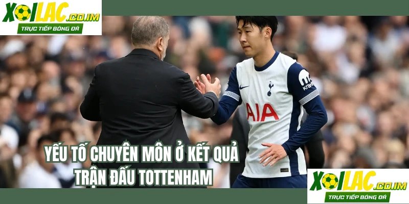 Yếu tố chuyên môn ở kết quả trận đấu Tottenham